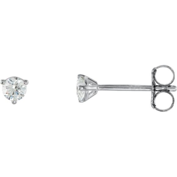 14K White 1/5 CTW Natural Diamond Stud Earrings,All Products : American Fashion Style Bags On Sale